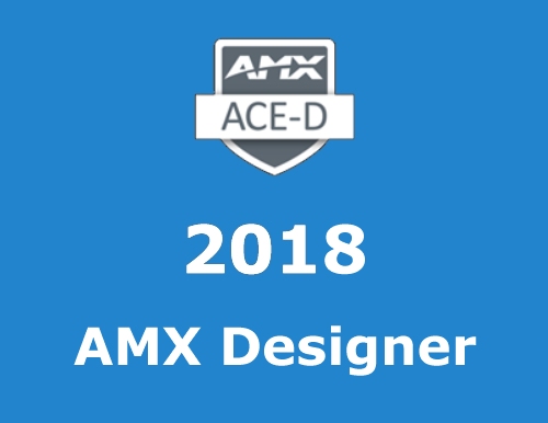 certyfikat AMX Designer