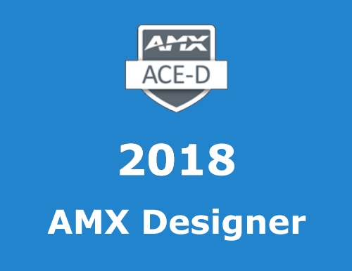 certyfikat AMX Designer